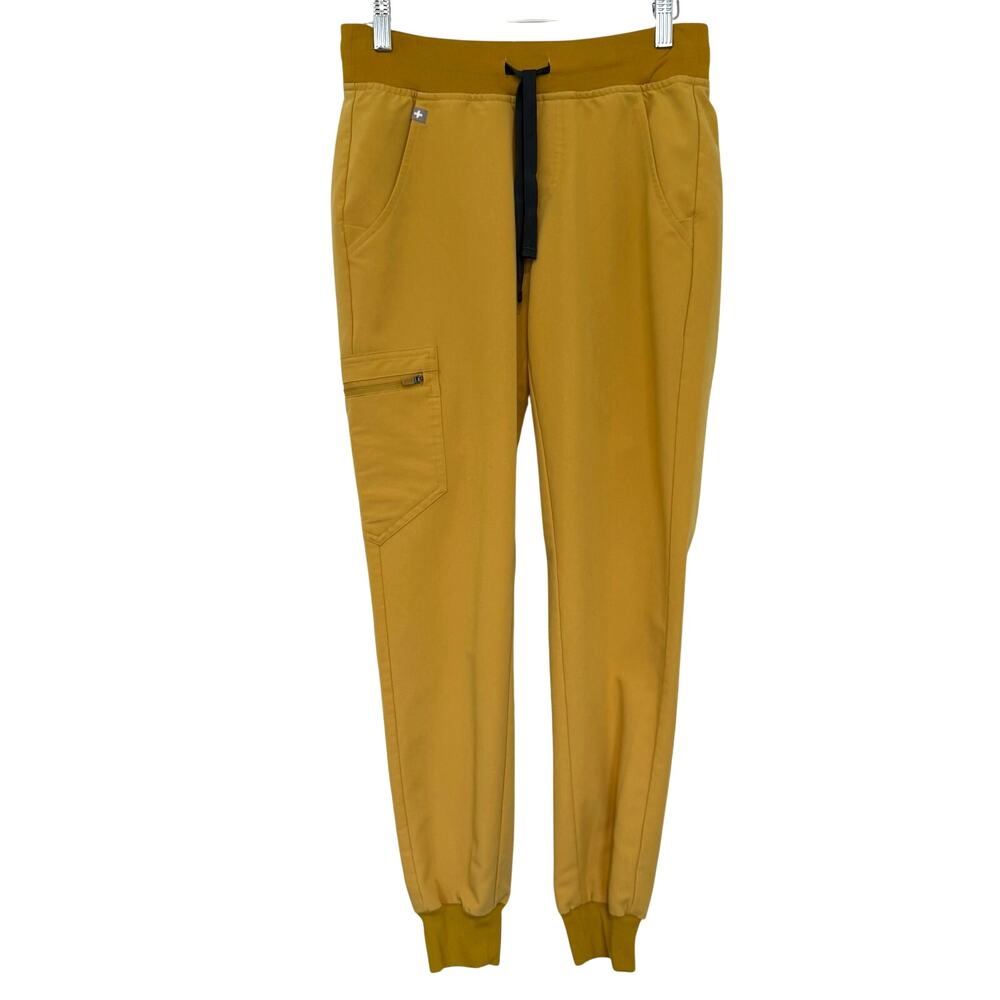 FIGS Zamora Jogger Style Scrub Gold Pants Women Style W18SW2005 PO 1959 Size XS